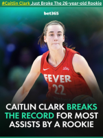 Caitlin Clark just BROKE the 26-year-old rookie