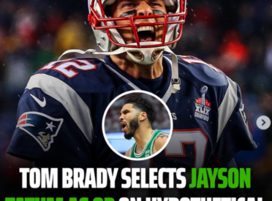 Tom Brady Selects Jayson Tatum As QB